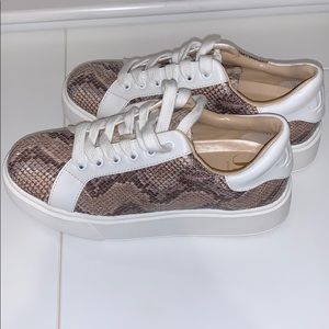 JESSICA LOPEZ (JLO) PLATFORM SNAKESKIN SNEAKERS